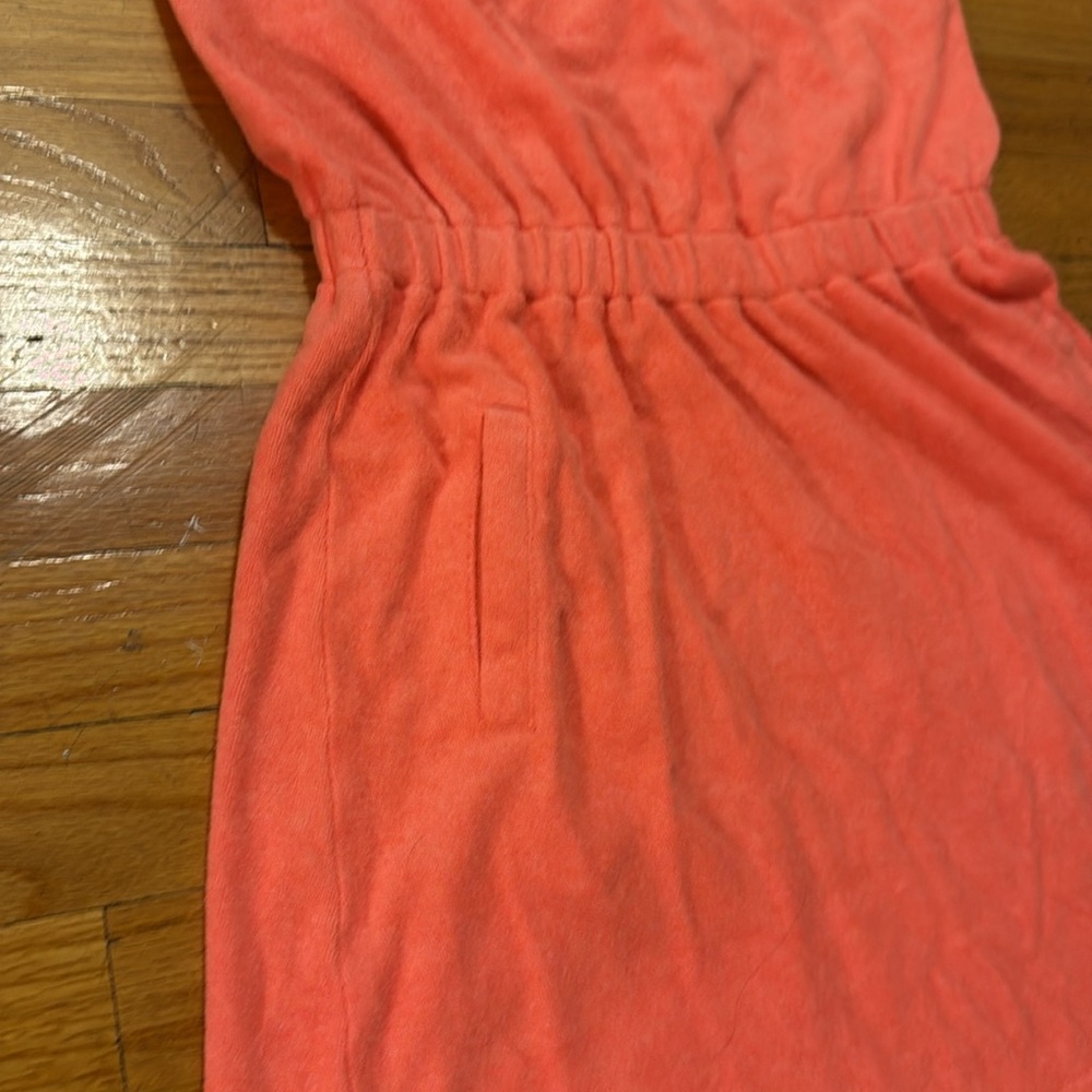 Aerie Offline Pink Terry Cloth Summer Beach Cover Up Mini Dress size M NWT - Picture 6 of 7